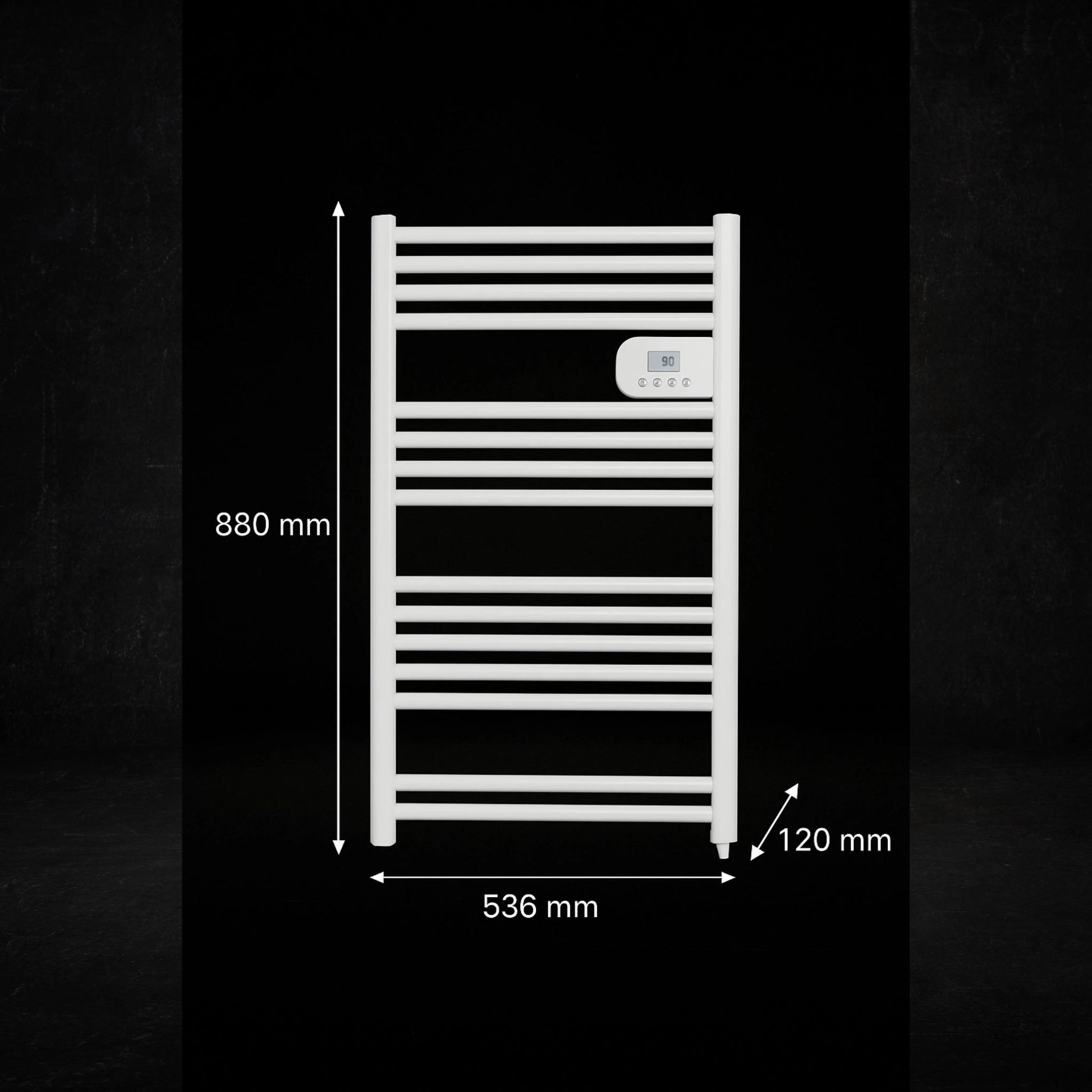 Sèche-serviette 500 watts inertie sèche - RadiateuEco